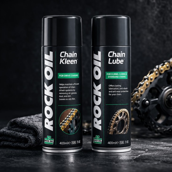 Kettenpflege Set - Chain Lube + Chain Kleen