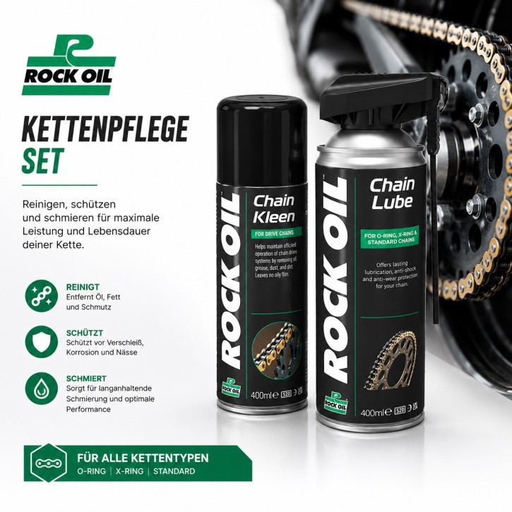 Kettenpflege Set - Chain Lube + Chain Kleen