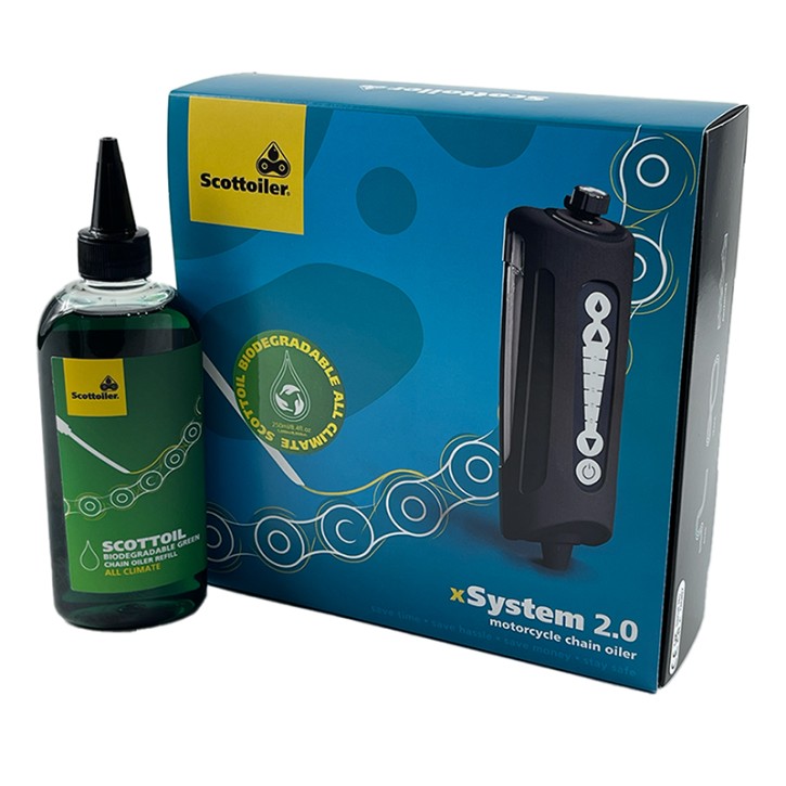 Scottoiler - xSystem 2.0 xSystem inkl. 250ml grünes Bio-Öl